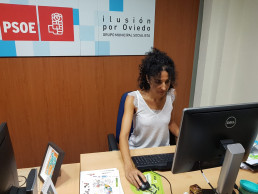 Natalia Sánchez Santa Bárbara, Concejala del Grupo Municipal Socialista de Oviedo
